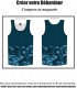 Débardeur CAM-BLEU 100% PERSONNALISÉ