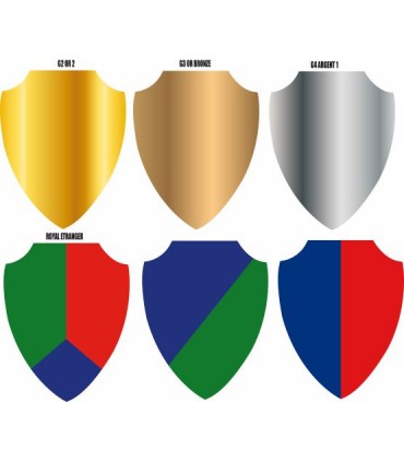 Trophées Blason imprimé MDF