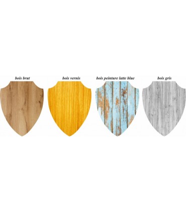 Trophées Blason imprimé MDF