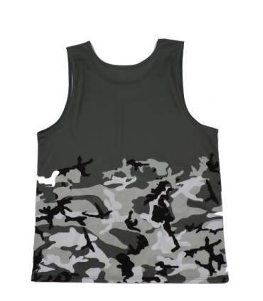 Débardeur CAM-URBAIN GRIS 100% PERSONNALISÉ