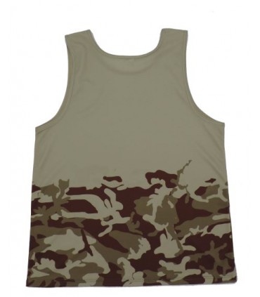 Débardeur CAM -COYOTE-SABLE CLAIR 100% PERSONNALISÉ