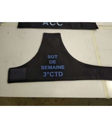 brassard de semaine tissus