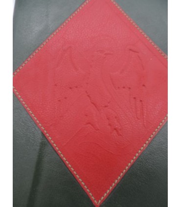 Porte document- conférencier avec cuir gaufré