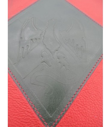 Porte document- conférencier avec cuir gaufré