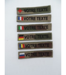 Bande patronymique avec Drapeau