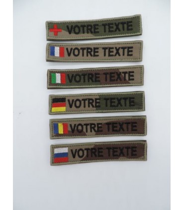 Bande patronymique avec Drapeau