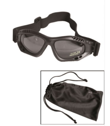 Lunette commando Noir