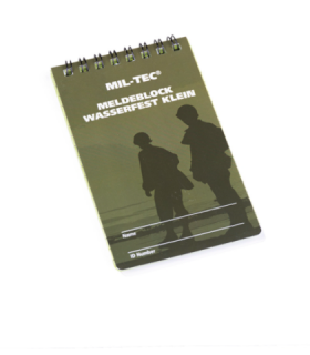 Carnet étanche kaki