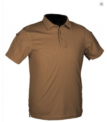 POLO TACTIQUE COYOTE FONCÉ