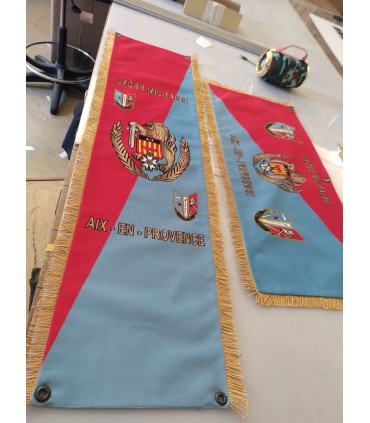 Fanion instrument Musique fanfare ( tambour, grosse caisse, ,..)