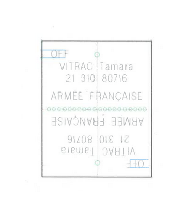 Plaquette identité ( nouveau modèle 2023)