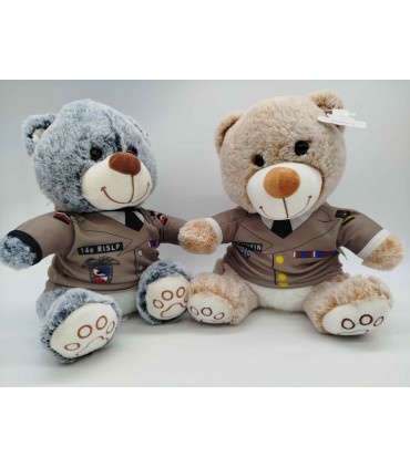 ourson gris, ourson beige