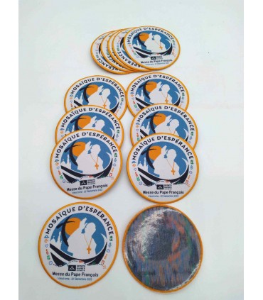 Écusson brodé / ou tissé  avec velcro 8cm (sur devis)