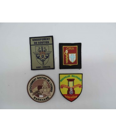 Écusson brodé / ou tissé  avec velcro 8cm (sur devis)