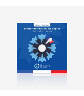 Bleuet de France broche papier