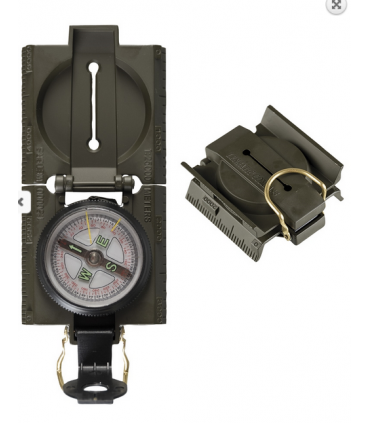 Compat boussole pliante