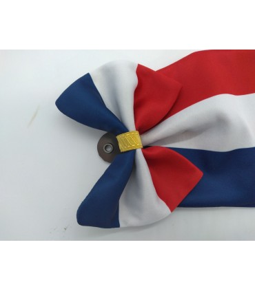 ETANDARD 64x64 cm TISSUS IMPRIME + Cravate