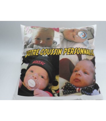 Coussin personnalisé