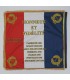 DRAPEAU 70X70 cm TISSUS IMPRIME