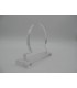 Chevalet plexiglass rond gravé