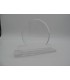 Chevalet plexiglass rond gravé