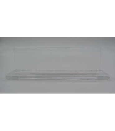 Chevalet plaque plexiglass gravé