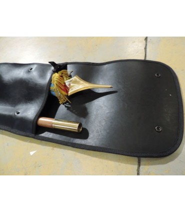 étendard noir ouvert 3