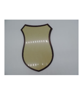 Trophée en bois forme blason