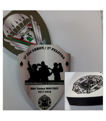 Trophées Blason imprimé MDF