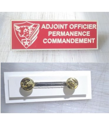 Plaquette avec logo + texte