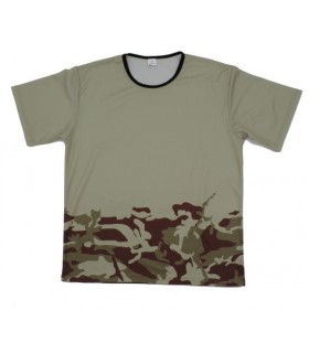 T-SHIRT coyote-sable clair 100% personnalisé