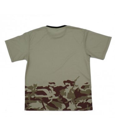 T-SHIRT coyote-sable clair 100% personnalisé