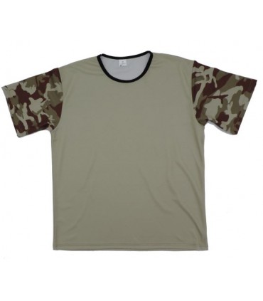 T-SHIRT coyote-sable clair 100% personnalisé