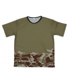 T-SHIRT coyote-sable foncé 100% personnalisé