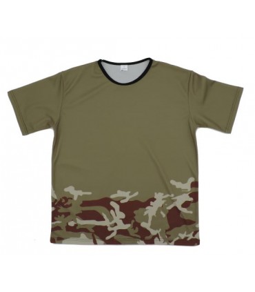 T-SHIRT coyote-sable foncé 100% personnalisé