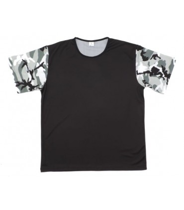 T-SHIRT cam-urbain noir 100% personnalisé