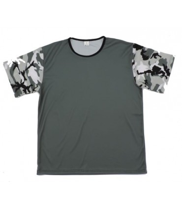 T-SHIRT cam-urbain gris 100% personnalisé