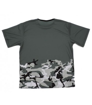 T-SHIRT cam-urbain gris 100% personnalisé