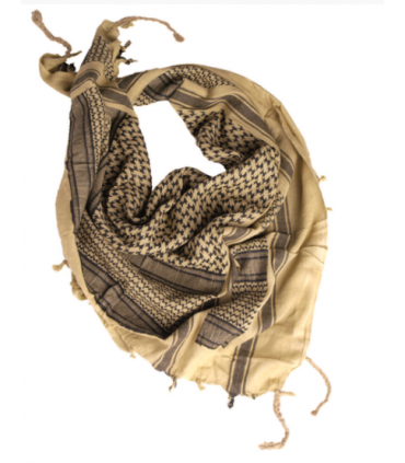 Keffieh écharpe sable